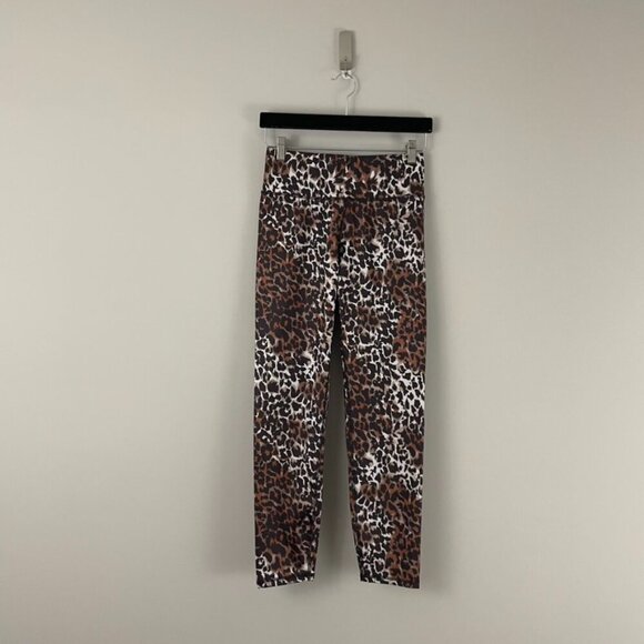 Veronica Beard Vilena Leopard Print High Rise Leggings Size Small - Picture 1 of 7
